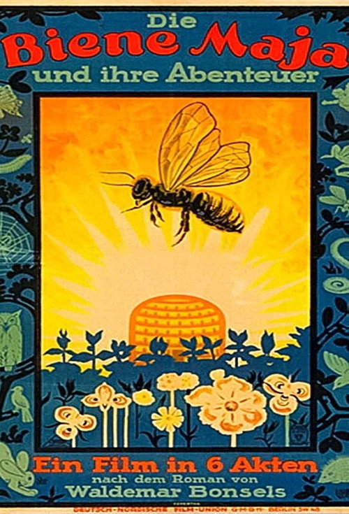Movie poster for Maya the Bee (1926)