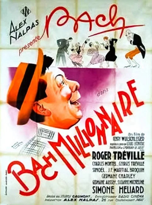 Movie poster for Bach millionnaire (1933)