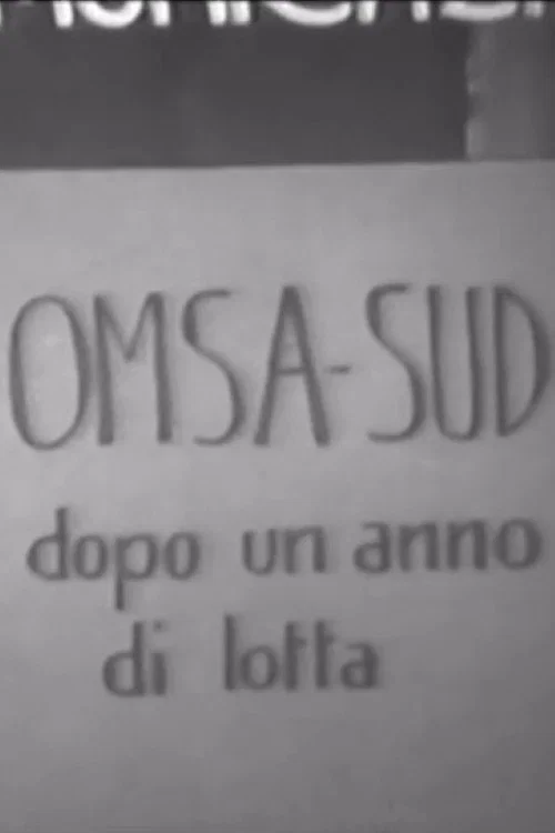 Movie poster for Omsa Sud. Dopo un anno di lotta (1974)