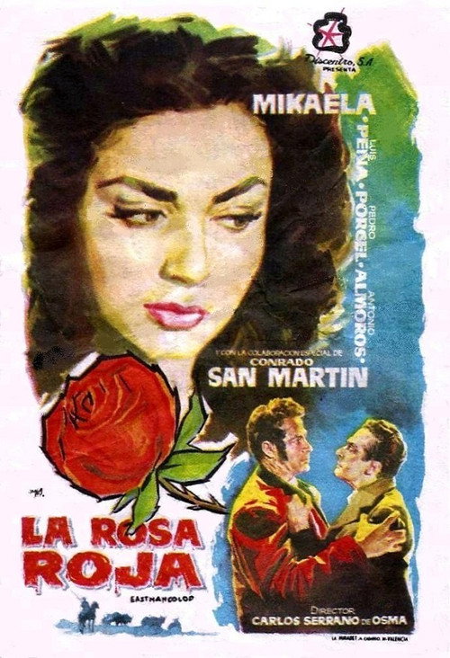 Movie poster for La rosa roja (1960)