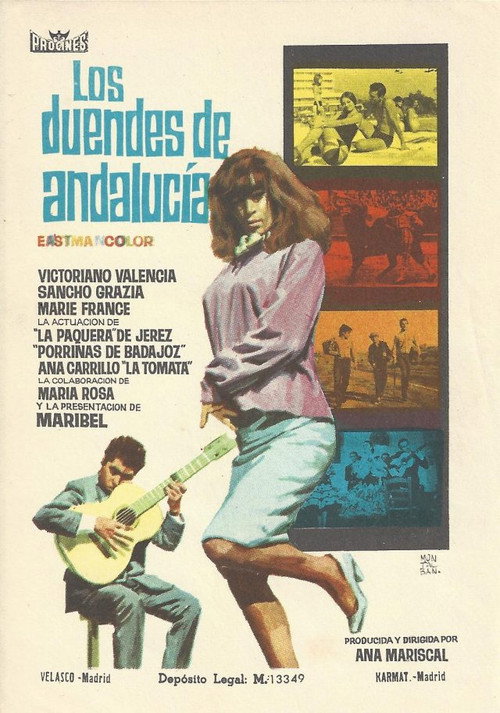 Movie poster for Los duendes de Andalucía (1966)