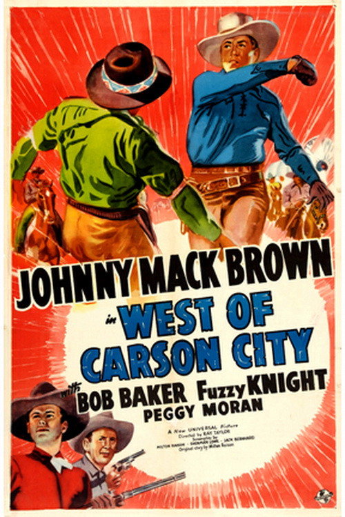 Movie poster for West of Carson City (1940)