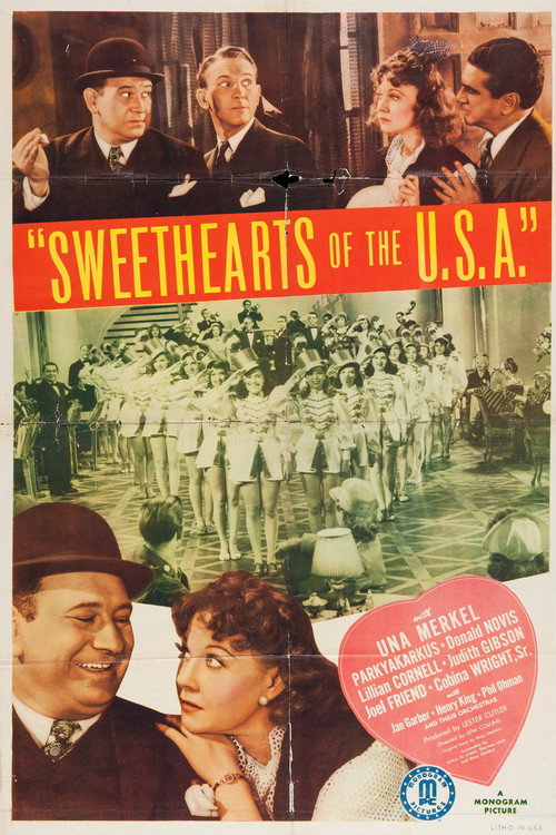 Movie poster for Sweethearts of the U.S.A. (1944)