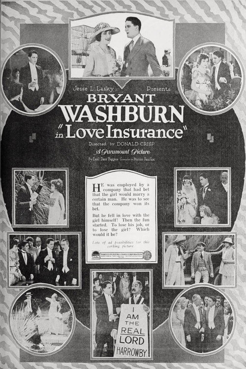 Movie poster for Love Insurance (1919)