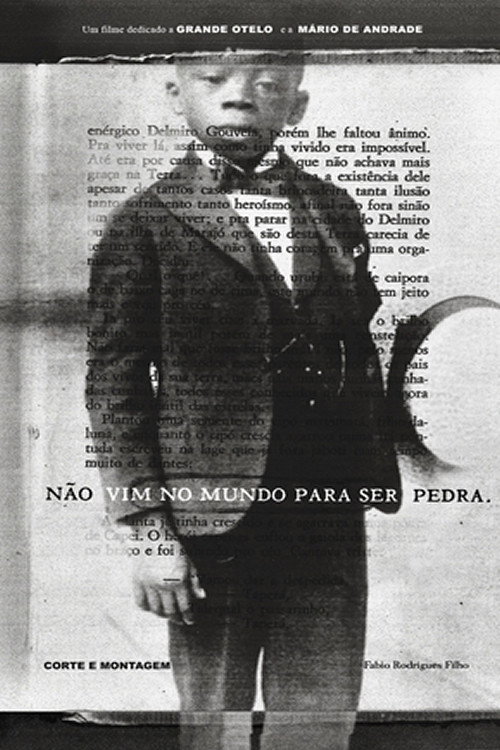 Movie poster for Não Vim no Mundo para Ser Pedra (2022)