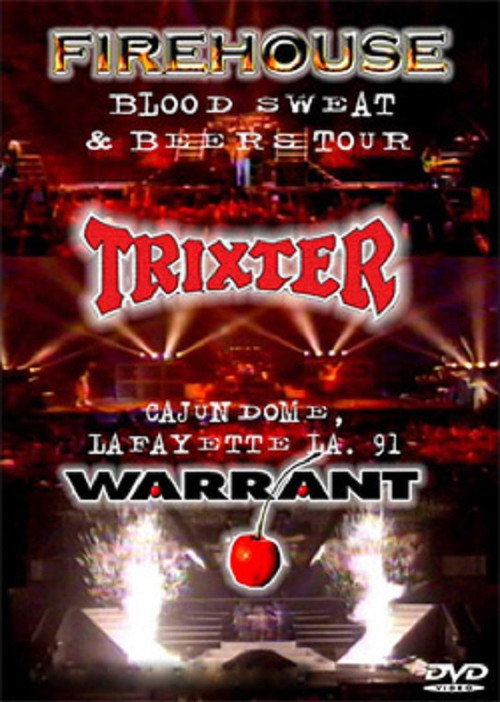 Movie poster for Warrant, Trixster & Firehouse Live in Lafayette 1991 (1991)