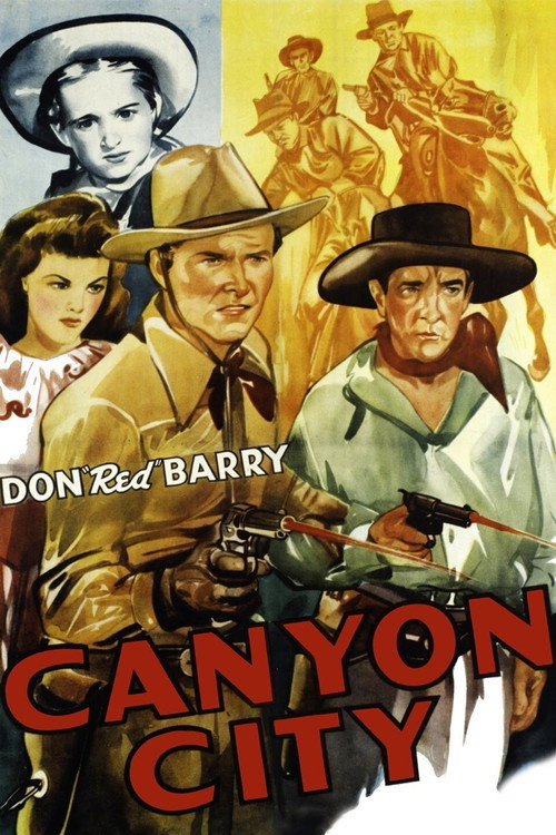 Movie poster for Canyon City (1943)