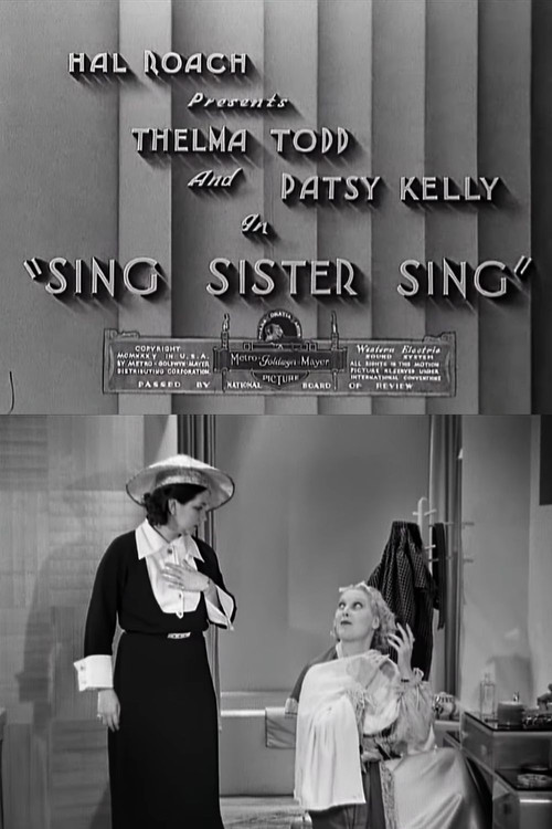 Movie poster for Sing Sister Sing (1935)