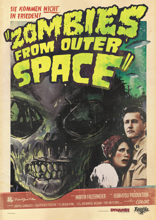 Movie poster for Zombies from Outer Space (2012)