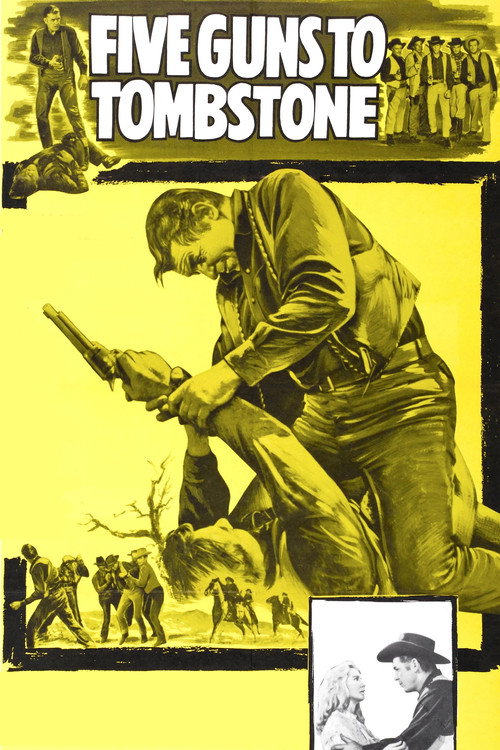 Movie poster for Five Guns to Tombstone (1961)