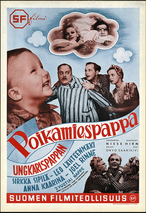 Movie poster for Poikamies-pappa (1941)
