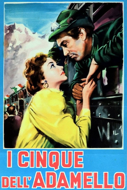Movie poster for I cinque dell'Adamello (1954)