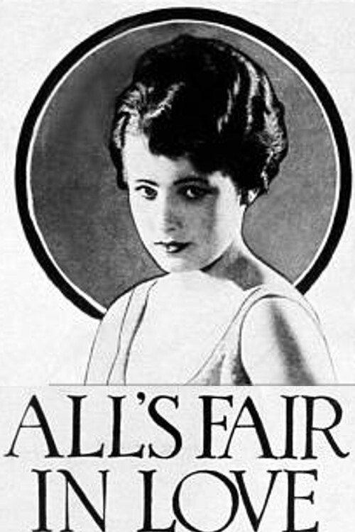 Movie poster for All's Fair in Love (1921)
