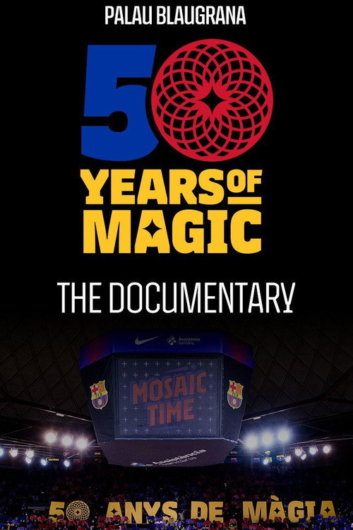 Movie poster for Palau Blaugrana: 50 years of magic (2022)