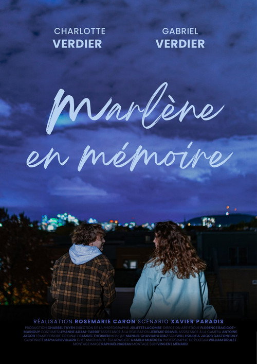 Movie poster for Marlène en mémoire (2024)