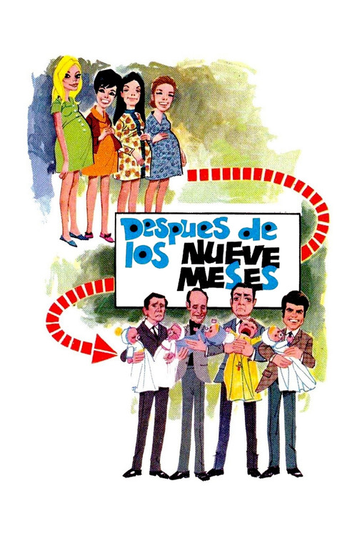 Movie poster for Después de los nueve meses (1970)