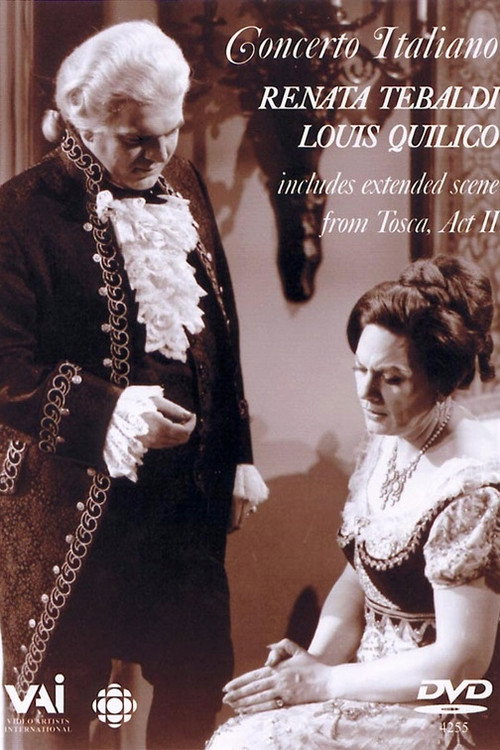 Movie poster for Renata Tebaldi & Louis Quilico: Concerto Italiano (1965)