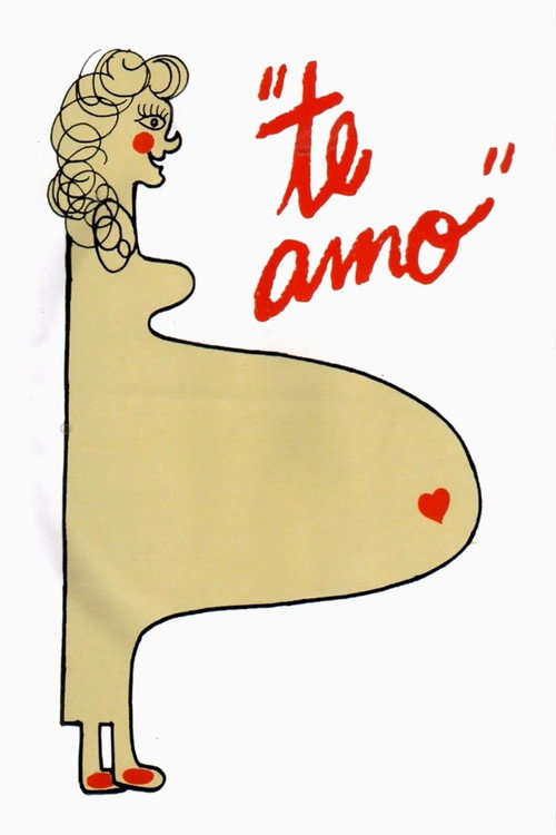Movie poster for Te amo (1986)
