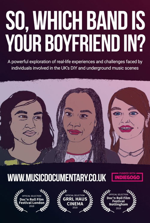 Movie poster for So, Which Band is Your Boyfriend in? (2018)