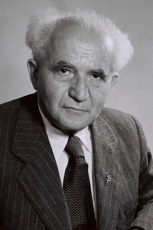 Photo of David Ben-Gurion, Acting