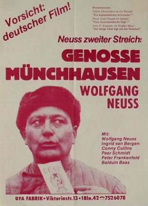 Movie poster for Genosse Münchhausen (1962)
