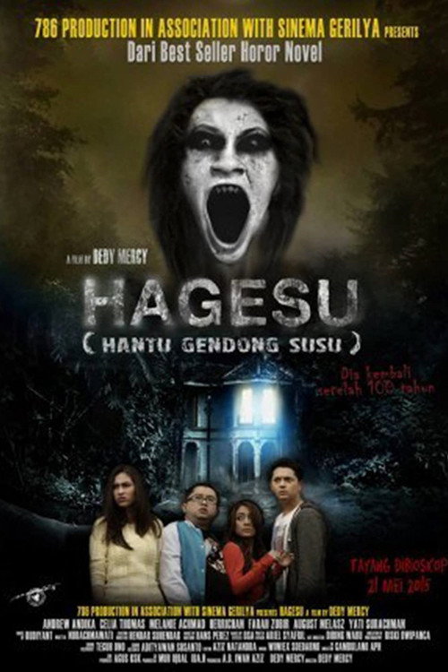 Movie poster for Hagesu (Hantu Gendong Susu) (2015)
