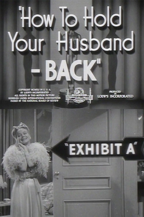 Movie poster for How to Hold Your Husband - BACK (1941)