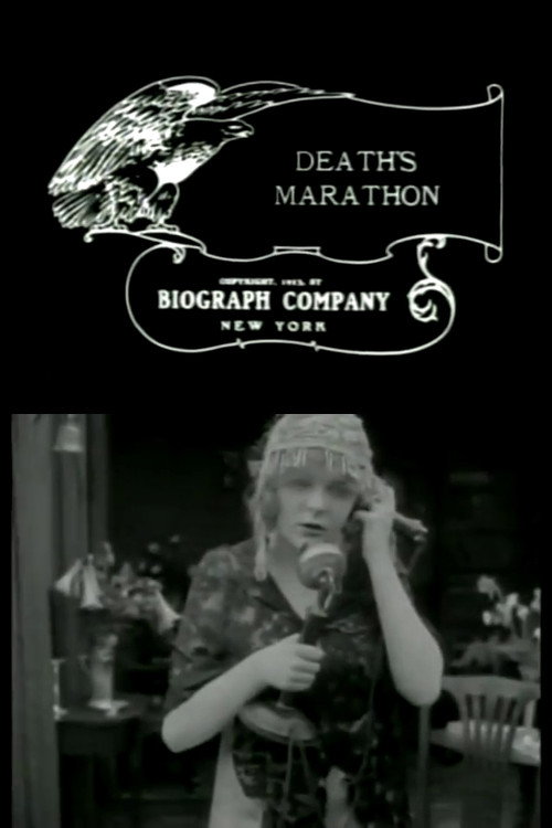 Movie poster for Death's Marathon (1913)