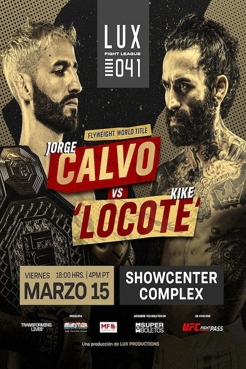 Movie poster for LUX Fight League 041 (2024)