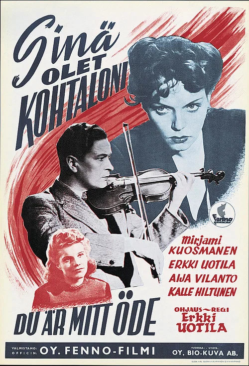 Movie poster for Sinä olet kohtaloni (1945)