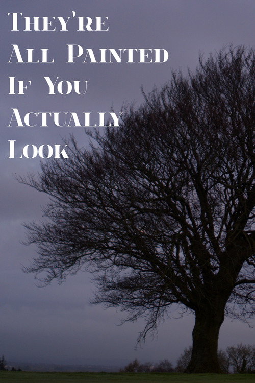 Movie poster for They're All Painted If You Actually Look (2023)