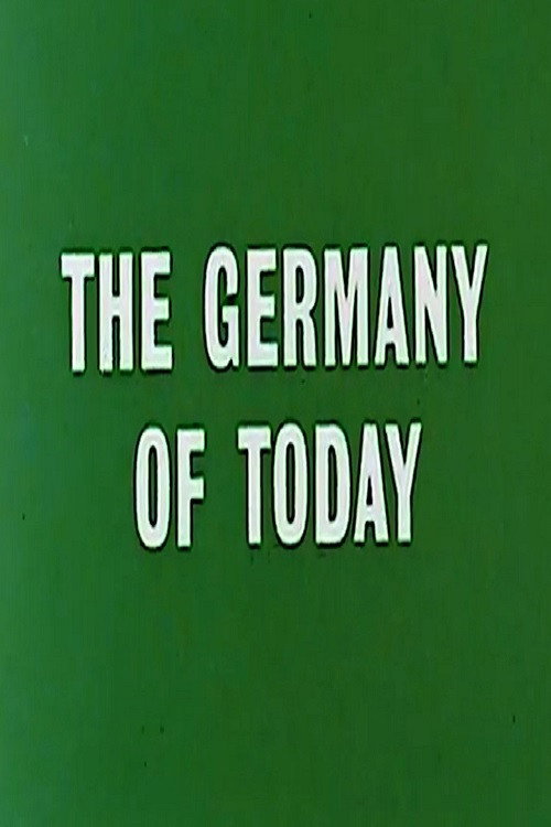 Movie poster for The Germany of Today (1967)