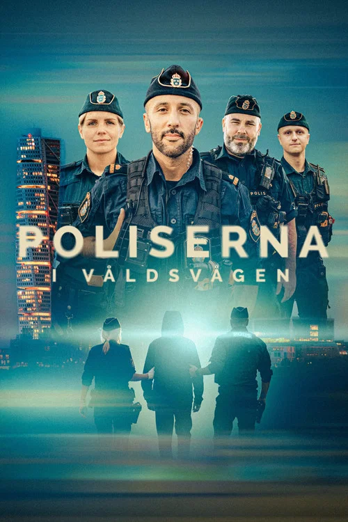 Series poster for Poliserna i våldsvågen (2024)