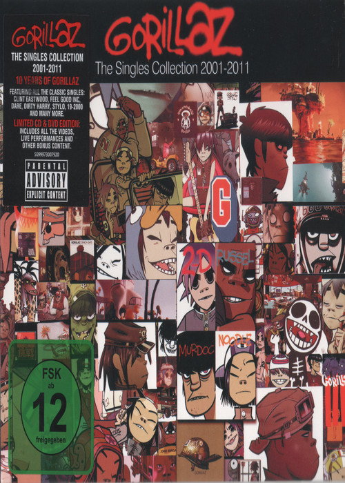 Movie poster for Gorillaz - Single Collection 2001-2011 (2011)