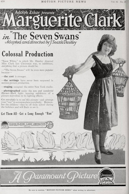 Movie poster for The Seven Swans (1917)