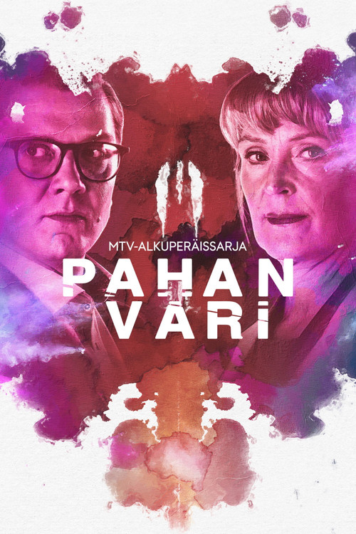 Pahan väri poster