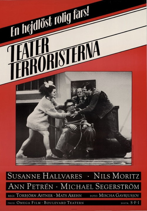 Movie poster for Teaterterroristerna (1986)