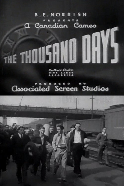 Movie poster for The Thousand Days (1942)