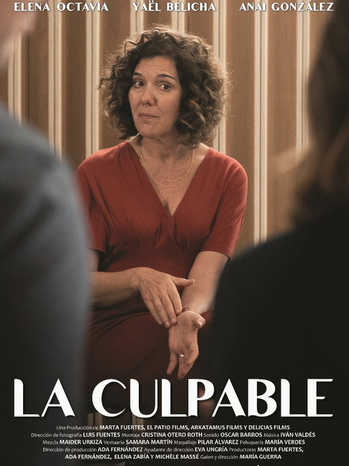 Movie poster for La culpable