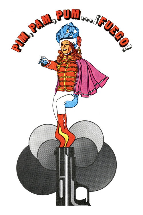 Movie poster for Pim, pam, pum… ¡fuego! (1975)