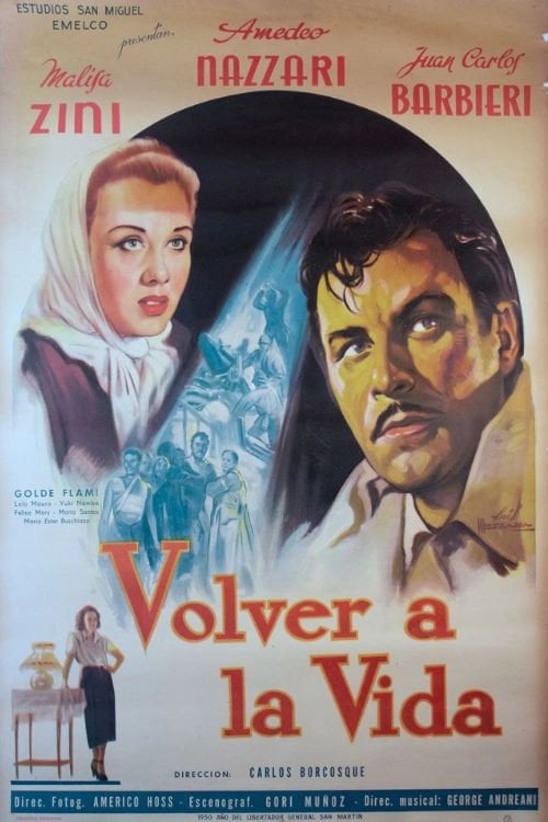 Movie poster for Volver a la vida (1951)