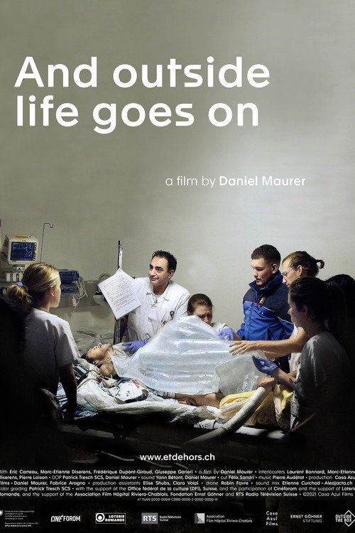 Movie poster for And Outside Life Goes On (2021)