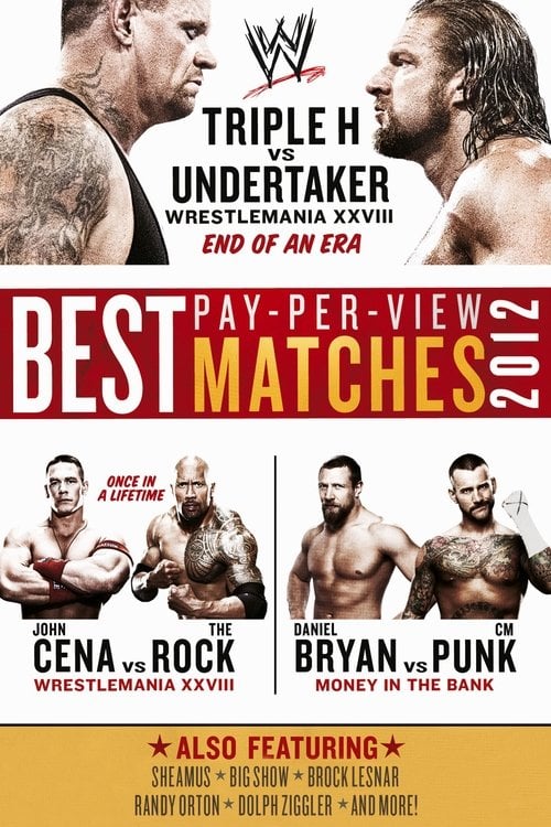 Movie poster for WWE: Best Pay-Per-View Matches 2012 (2012)