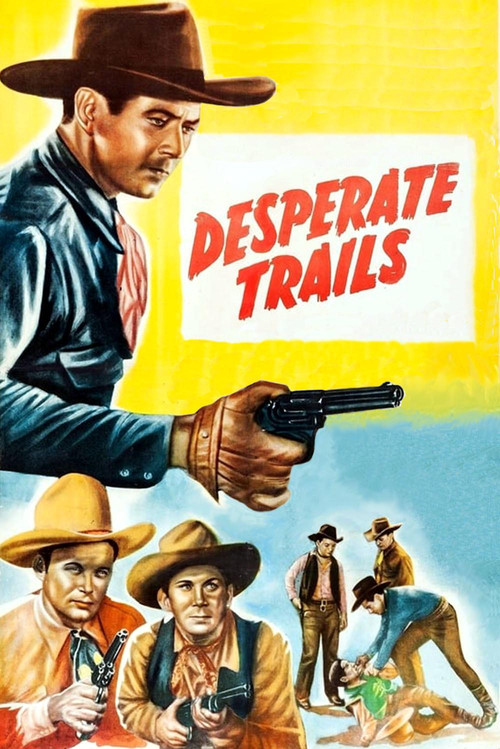 Movie poster for Desperate Trails (1939)
