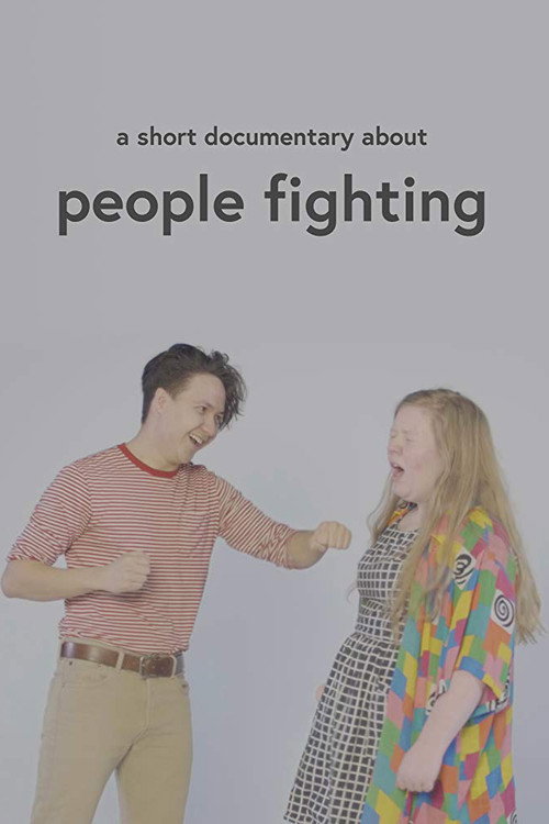 Movie poster for A Short Documentary About People Fighting (2019)
