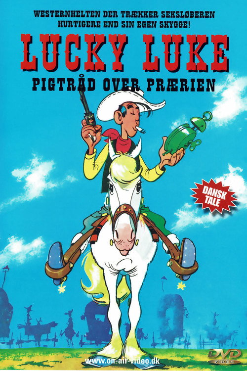 Movie poster for Lucky Luke 2 - Pigtråd Over Prærien (2005)