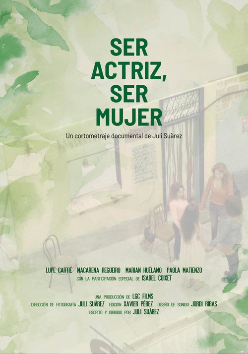 Movie poster for Being an actress, being a woman (2024)