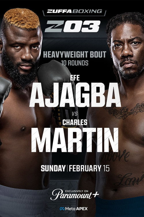 Movie poster for Efe Ajagba vs. Charles Martin (2026)