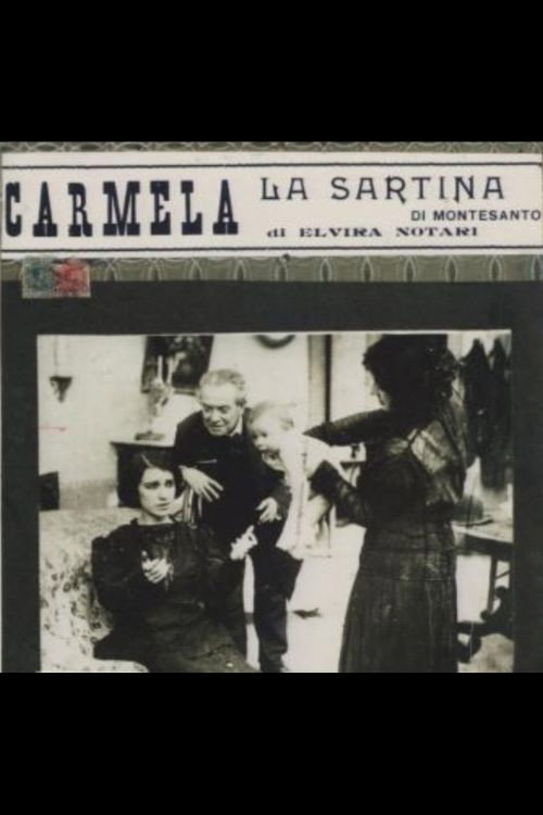 Movie poster for Carmela the Dressmaker of Montesanto (1916)