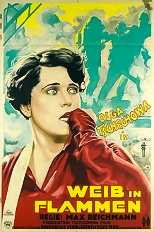 Movie poster for Weib in Flammen (1928)